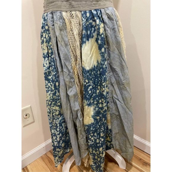 Free People Love Tattered Skirtall Size 10 - Picture 7 of 9